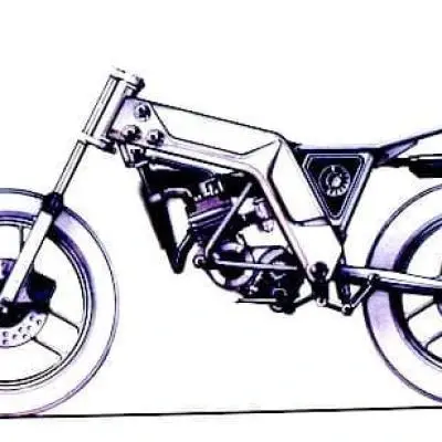 Studio-Gilera -Telaio alluminio-1983